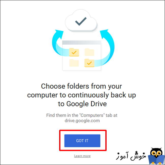  Sync کردن کامپیوتر با Google drive . آموزشگاه رایگان خوش آموز