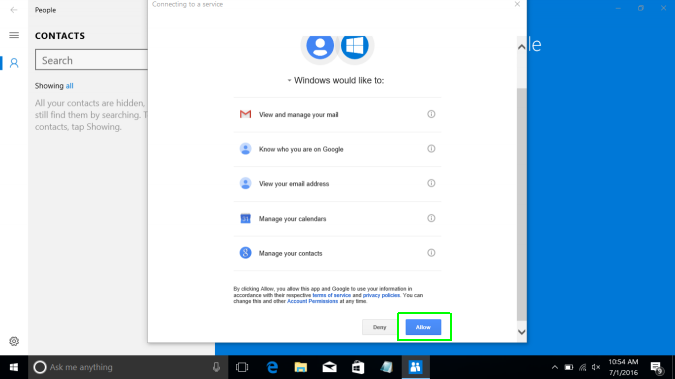 نحوه Import کردن contact ها از Gmail به ویندوز 10 . آموزشگاه رایگان خوش آموز