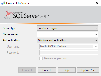 2. آموزش SQL Server به زبان ساده. ورود به محیط اس کیو ال سرور