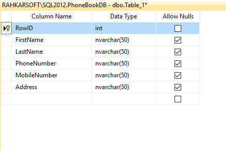 5. آموزش SQL Server به زبان ساده. ایجاد جدول (Table)