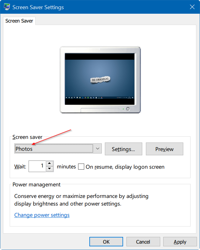 نحوه تنظیم عکس به عنوان screen saver در ویندوز 10 . آموزشگاه رایگان خوش آموز