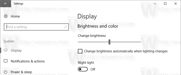 تغییر میزان روشنایی صفحه نمایش در ویندوز 10 . آموزشگاه رایگان خوش آموز