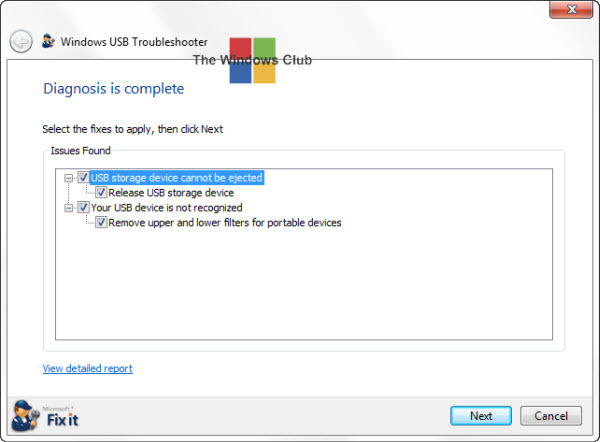 رفع مشکلات usb با Windows USB Troubleshooter . آموزشگاه رایگان خوش آموز
