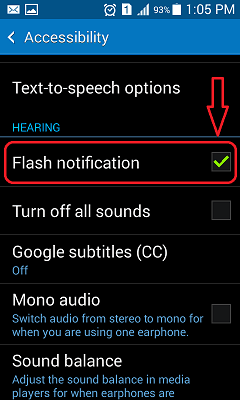 اعلان گوشی اندرویدی با flash led . آموزشگاه رایگان خوش آموز