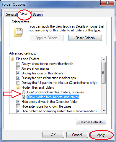 مخفی کردن فایل ها در ویندوز . آموزشگاه رایگان خوش آموز