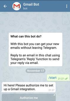 دریافت Gmail ها در تلگرام . آموزشگاه رایگان خوش آموز