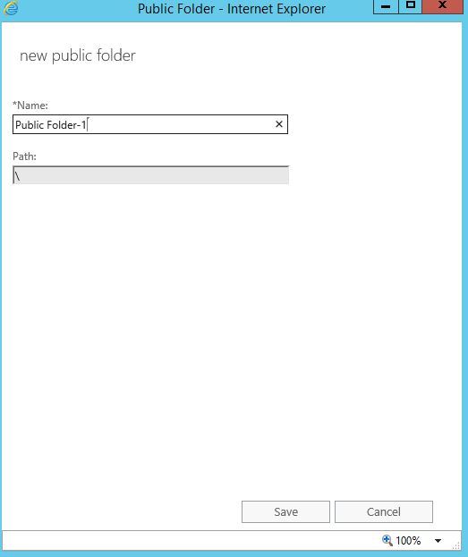 آموزش مایکروسافت exchange server 2016 - بخش Public folder - ایجاد public folder . آموزشگاه رایگان خوش آموز