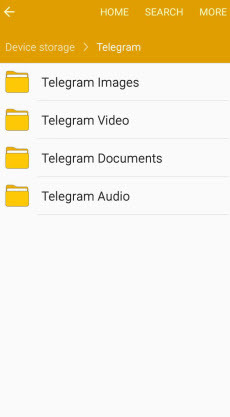 محل ذخیره فایل های تلگرام در دستگاه های اندرویدی . آموزشگاه رایگان خوش آموز