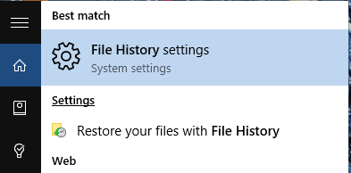 بک آپ گیری از فایل ها با File History  . آموزشگاه رایگان خوش آموز