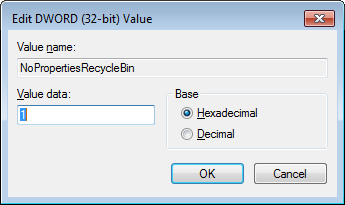 حذف گزینه Properties از منوی کلیک راست روی Recycle bin از طریق رجیستری . آموزشگاه رایگان خوش آموز