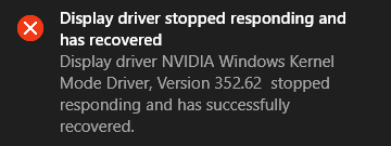 برطرف کردن ارور Nvidia Kernel Mode Driver has stopped responding . آموزشگاه رایگان خوش آموز