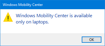 فعال کردن Windows Mobility Center  . آموزشگاه رایگان خوش آموز