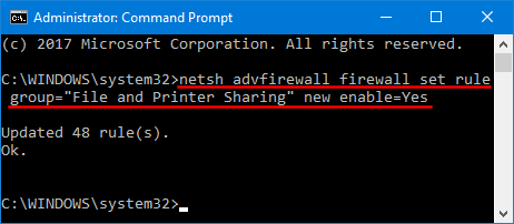 فعال یا غیرفعال کردن File and Printer Sharing در ویندوز . آموزشگاه رایگان خوش آموز