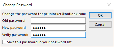 ست کردن Password برای Outlook Data File . آموزشگاه رایگان خوش آموز