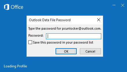 ست کردن Password برای Outlook Data File . آموزشگاه رایگان خوش آموز
