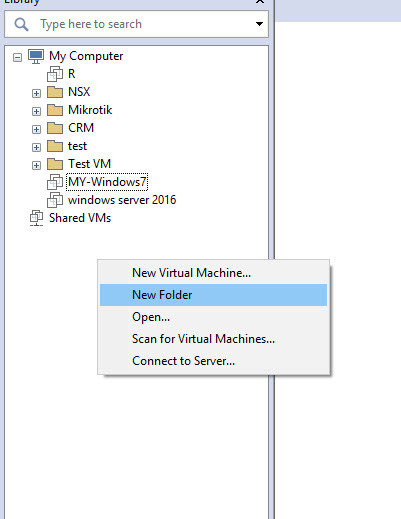 گروه بندی VM ها در VMware workstation . آموزشگاه رایگان خوش آموز