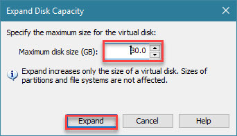 Expand کردن هارد دیسک در VMware workstation . آموزشگاه رایگان خوش آموز