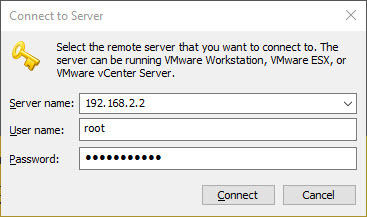 Connect server در VMware workstation . آموزشگاه رایگان خوش آموز