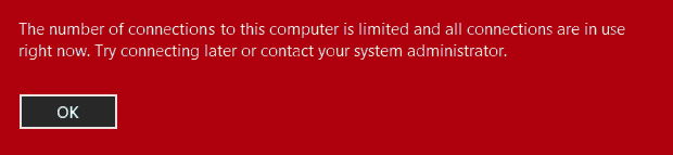 برطرف کردن ارور The Number Of Connections To This Computer Is Limited در ویندوز . آموزشگاه رایگان خوش آموز
