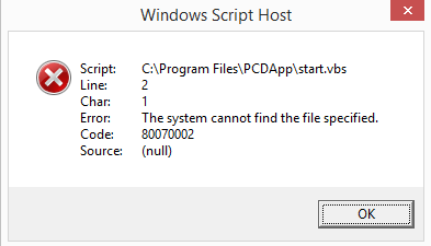 برطرف کردن ارور Windows Script Host . آموزشگاه رایگان خوش آموز