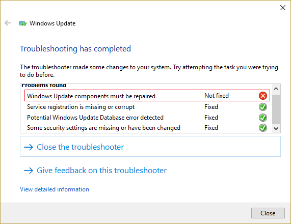 برطرف کردن ارور Windows Update Database Corruption Error . آموزشگاه رایگان خوش آموز