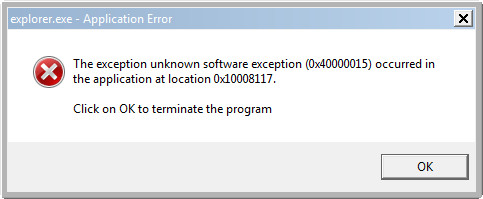 برطرف کردن ارور The exception unknown software exception (0x40000015) occurred in the application . آموزشگاه رایگان خوش آموز