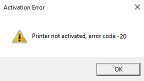برطرف کردن ارور Printer not activated Error Code 20 . آموزشگاه رایگان خوش آموز