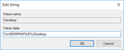 برطرف کردن ارور C:\Windows\system32\config\systemprofile\desktop refers to a location that is unavailable . آموزشگاه رایگان خوش آموز
