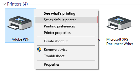 برطرف کردن ارور Unable to Set Default Printer Error 0x00000709 . آموزشگاه رایگان خوش آموز