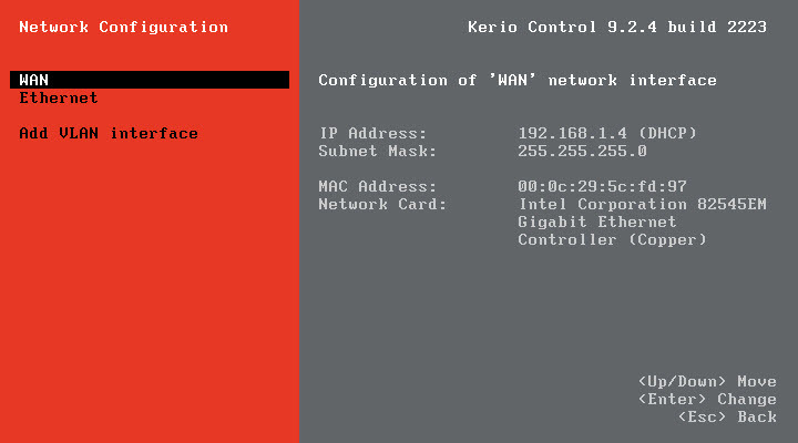 تنظیمات IP Address برای کارت شبکه های Kerio Control . آموزشگاه رایگان خوش آموز