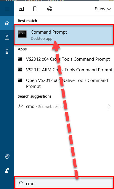 اجرای CMD یا Command Prompt به شکل های مختلف در ویندوز . آموزشگاه رایگان خوش آموز