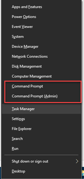 جایگزین کردن Command Prompt به جای Powershell در منوی کلیک راست دکمه Start ویندوز 10 . آموزشگاه رایگان خوش آموز