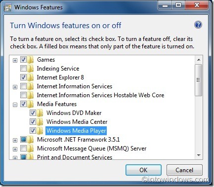 حذف و نصب مجدد Windows Media Player در ویندوز . آموزشگاه رایگان خوش آموز