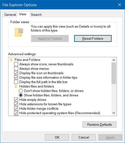 روش های باز کردن Folder option در ویندوز . آموزشگاه رایگان خوش آموز
