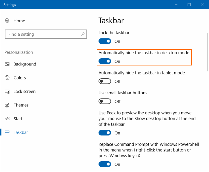 آموزش مخفی شدن و نمایش خودکار Taskbar در ویندوز . آموزشگاه رایگان خوش آموز