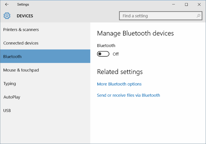 عدم وجود Bluetooth در settings ویندوز . آموزشگاه رایگان خوش آموز