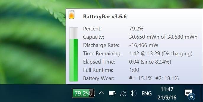 نمایش میزان شارژ باتری لب تاپ به درصد . آموزشگاه رایگان خوش آموز