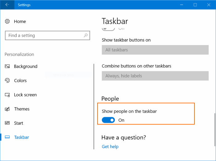 حذف آیکون People از Taskbar ویندوز . آموزشگاه رایگان خوش آموز