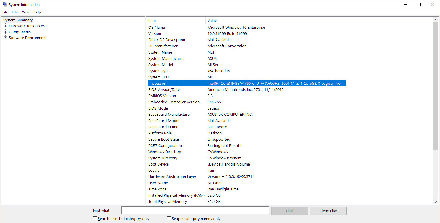 نمایش اطلاعات CPU در Command Prompt ویندوز . آموزشگاه رایگان خوش آموز