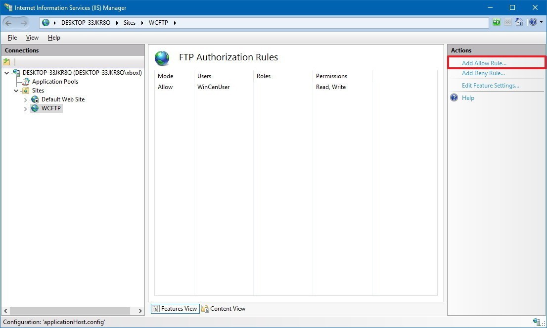 آموزش راه اندازی FTP Server در ویندوز 10 - بخش چهارم . آموزشگاه رایگان خوش آموز