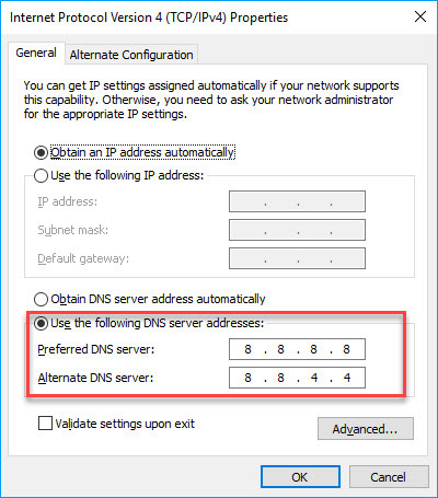 آموزش تغییر و یا تنظیم DNS Server برای ویندوز . آموزشگاه رایگان خوش آموز