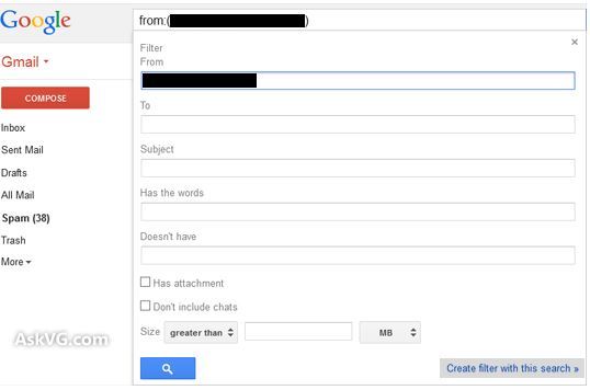 اسپم شدن برخی ایمیل ها در Gmail و از اسپم خارج کردن ایمیل  . آموزشگاه رایگان خوش آموز