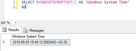 نمایش زمان در SQL Server بر اساس GMT time . آموزشگاه رایگان خوش آموز