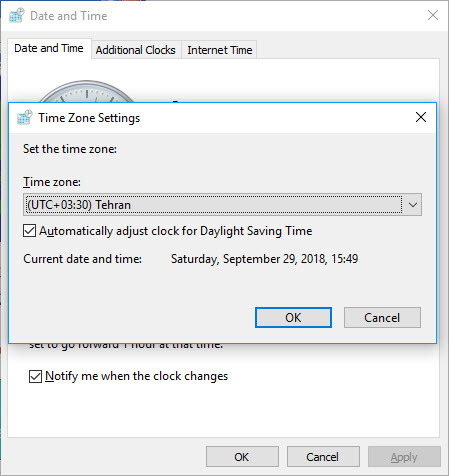 نمایش زمان در SQL Server بر اساس GMT time . آموزشگاه رایگان خوش آموز