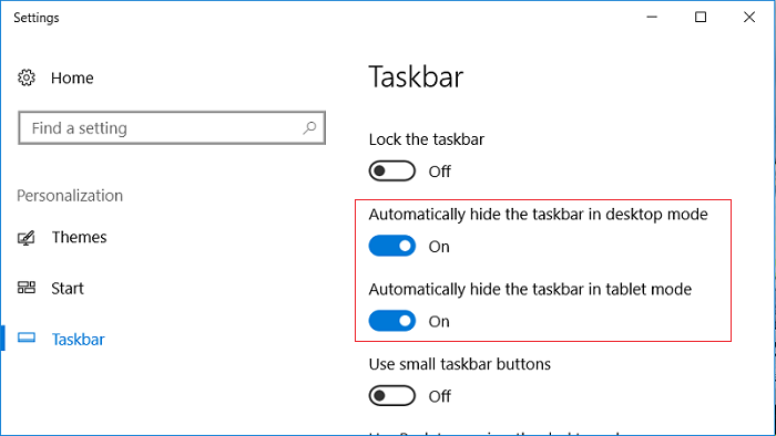 حل مشکل مخفی نشدن Taskbar در ویندوز . آموزشگاه رایگان خوش آموز