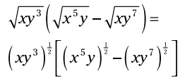 توزیع متغیرها (Distributing variables)