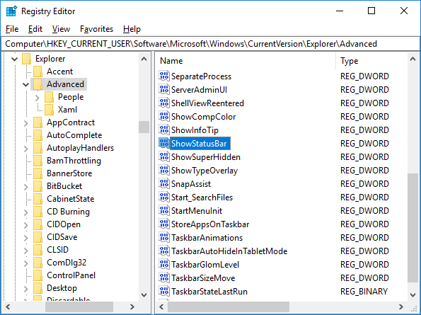 نمایش و یا مخفی کردن Status Bar یا نوار وضعیت در File explorer ویندوز . آموزشگاه رایگان خوش آموز