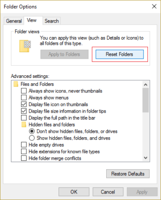 رفع مشکل بهم ریختگی نمایش فولدرها و نحوه Reset Folder در ویندوز . آموزشگاه رایگان خوش آموز