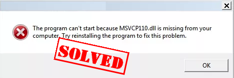 رفع ارور MSVCR110.dll is missing در ویندوز . آموزشگاه رایگان خوش آموز