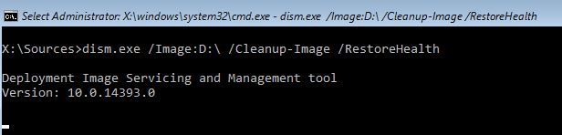 رفع ارور error 50, DISM does not support servicing Windows PE with the /Online option . آموزشگاه رایگان خوش آموز